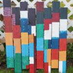 Sylvie Cayouette, Couleur de l'Île-3, Acrylique sur bois, 2023, nature morte