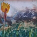 Sylvie Cayouette, 152718, Encaustique sur papier d'archives, 2023, Abstractions et matières