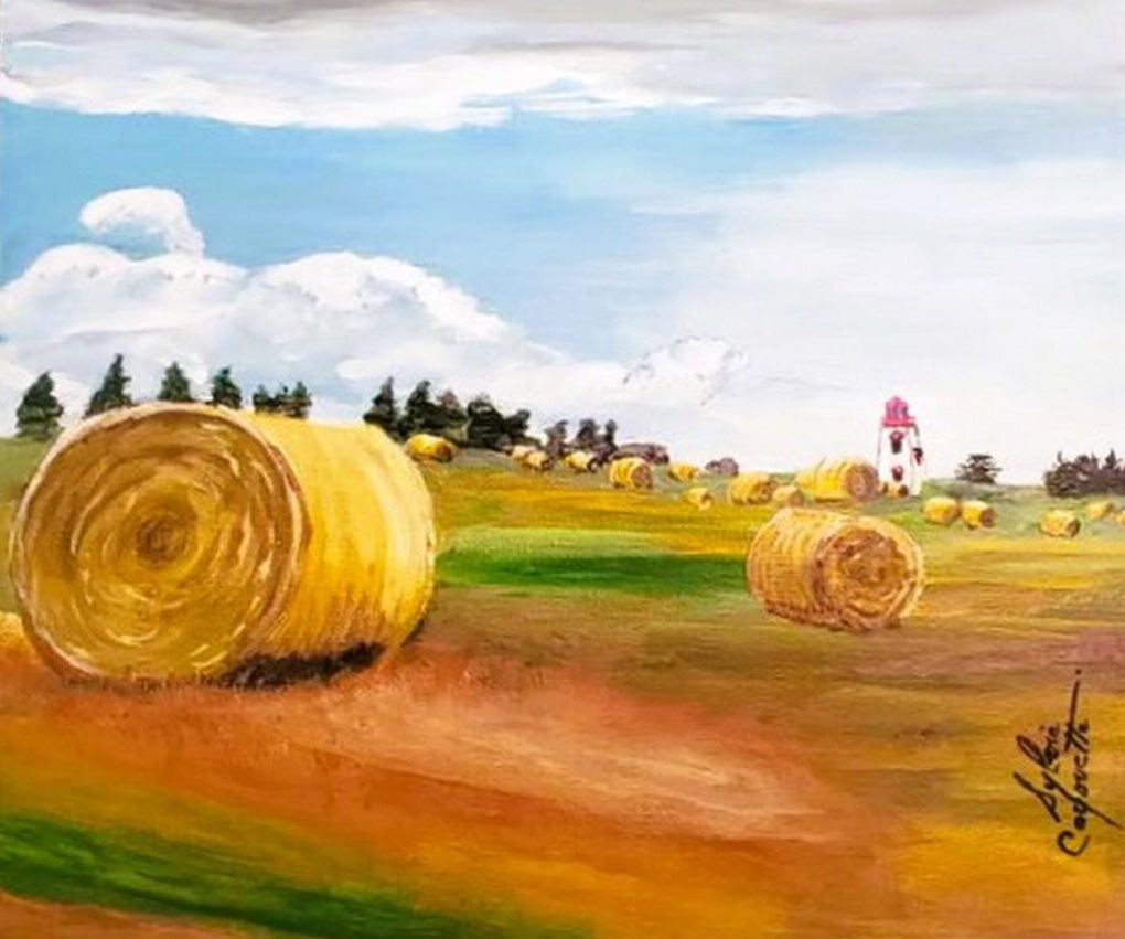 Sylvie Cayouette, Seacow Head, Acrylique sur toile monté sur bois, 2024, Scène du territoire