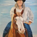 Sylvie Cayouette, Taylor & Gunner, Acrylique sur toile, 2025, La présence du vivant