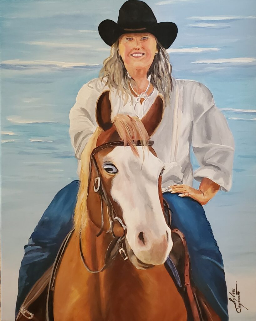 Sylvie Cayouette, Taylor & Gunner, Acrylique sur toile, 2025, La présence du vivant